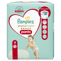 Pampers Premium Care 4 pants 9-15 kg X 22 bucati