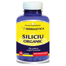 Siliciu organic, 120 capsule, HERBAGETICA