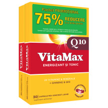 Vitamax Q10, 30 capsule, 1+1 cu 75% reducere pret special