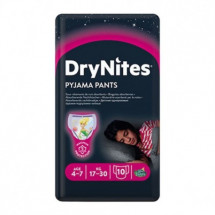 Huggies DryNites Conv 4-7 ani, Fetite 17-30kg, 10 bucati