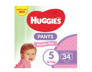Huggies Nr.5 Pants D Jumbo Girl 34 buc, 12-17 kg