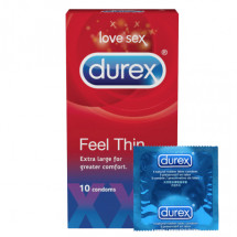 Durex Feel Thin XXL prezervative, 10 bucata