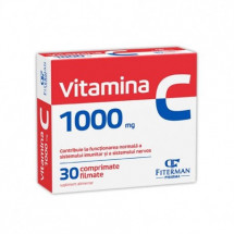 Vitamina C 1000, 30 comprimate filmate, Fiterman