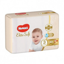 Huggies Nr.3 Elite Soft Jumbo 5-9kg, 40 bucati