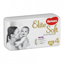 Huggies Nr.4 Elite Soft Pants Platinum Mega 9-14kg, 44 bucati