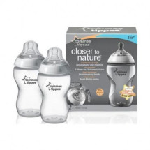 Tommee Tippee Biberon Closer to Nature, 340ml, 0luni+, 2 bucati