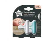 Tommee Tippee Suzeta Closer to nature, 6-18l, alb/verde, 2buc