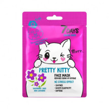 7DAYS Masca de fata Pretty Kitty cu Suc de Zmeura si Lavanda, 28g