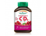 Jamieson Vitamina C 500 mg + D 500UI mast.aroma cirese x 75 tbl