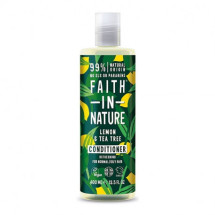 Faith in Nature Balsam natural revigorant cu lamaie si tea tree, 400 ml