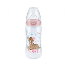 NUK First Choice Disney Bambi, Biberon cu Controlul Temperaturii, 6-18 luni, 300 ml