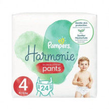 Pampers Harmonie Pants Scutece-chilotel Marimea 4, 24 bucati