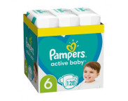 Pampers Active Baby 6 Extra Large (128)