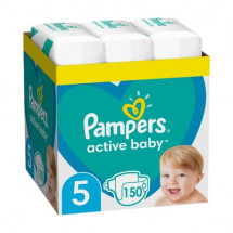 Pampers Scutece Active Baby Marimea 5, 150 bucati