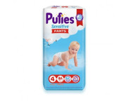 Pufies Pants Sensitive 4 Maxi, 9-15kg, (46)