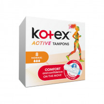 Kotex Tampoane interne Active Normal, 8 bucati