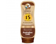 Australian Gold lotiune SPF 15 cu autobronzant x 237ml