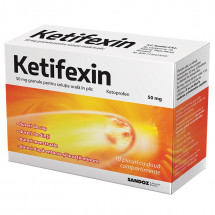 Ketifexin 50 mg,10 plicuri, solutie orala, dureri de dinti, de spate