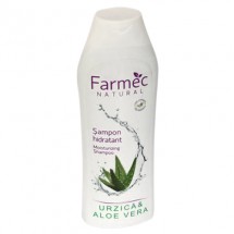 2680 Farmec Natural - Sampon hidratant Urzica si Aloe Vera, 400 ml