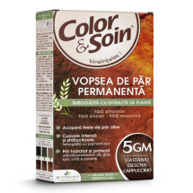 Vopsea de par castaniu deschis cappuccino 5GM, Color&Soin