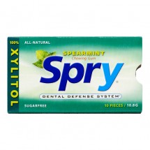Spry guma mestecat menta-spearmint, 10 tablete