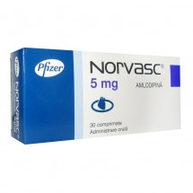 Norvasc 5 mg, 30 comprimate