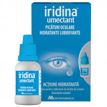 Iridina umectant picaturi oftalmice pentru ochi uscati si obositi 10 ml