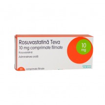 Rosuvastatina Teva 10mg, 30 comprimate filmate