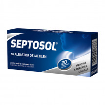 Septosol cu albastru de metilen X 20 comprimate de supt