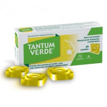 Tantum verde cu aroma de lamaie 3 mg, 20 pastile