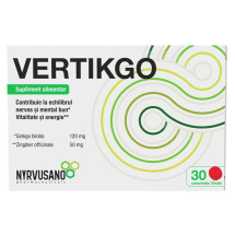 Vertikgo, 30 comprimate filmate, Nyrvusano Pharmaceuticals
