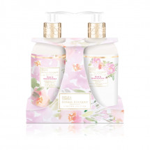 Baylis & Harding Royale Bouquet Set gel si lotiune maini Trandafir & Caprifoi, 300ml+300ml