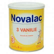 Novalac 3 cu Vanilie – Lapte praf cu formula de crestere, 400 g