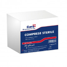  CARA Comprese sterile 10 x 10cm X 20buc