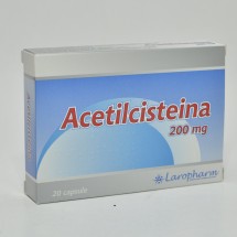 Acetilcisteina 200mg x 20 capsule LBM