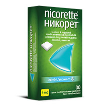 Nicorette Icemint 4 mg X 30 gume medicamentoase masticabile