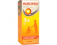 Nurofen pentru copii cu aroma de capsuni 100 mg / 5 ml x 1 flac. x 100 ml susp. orala