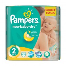 Pampers nr.2 New Baby Mini 3-6 kg x 100 buc