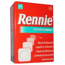 Rennie Peppermint x 24 comprimate masticabile