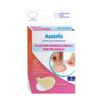Plasturi hidrocoloidali pentru basici mediu, 5 bucati, ASSISTA