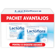 Lactoflora ProDigest X 10 capsule pachet avantajos