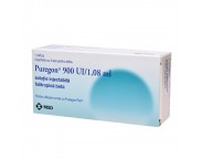 Puregon 900UI/1,08ml x 1cartus solutie injectabila+9ace