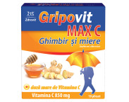 Gripovit max C ghimbir+miere x 10plicuri