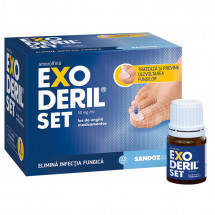 Exoderil Set 50 mg/ml lac de unghii medicamentos X 2.5ml