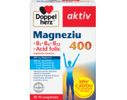 Doppelherz Aktiv Magneziu 400 +B1+B6+B12+Acid folic x 30 cpr
