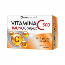 Vitamina C 500mg Imuno Complex cu zinc, soc si coacaz negru
