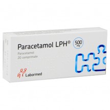 Paracetamol Lph(R) 500mg, 2 blistere x 10 coprimate LBM