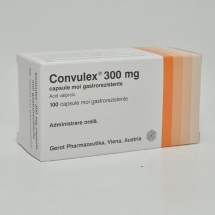 Convulex 300 mg x 100 caps.