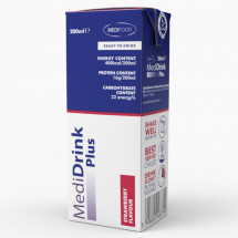 MediDrink Plus capsuni, 200 ml