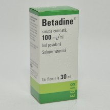 Betadine solutie externa 10%, 30 ml